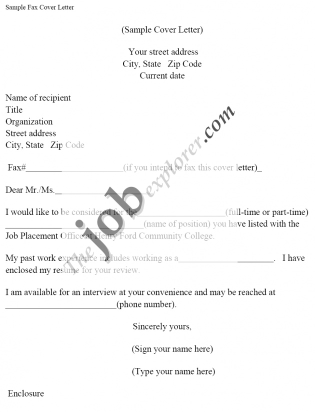 How To Write A Job Application