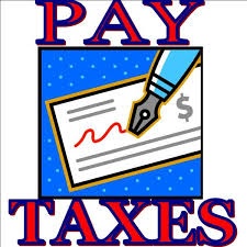 TO PAY THE TAXES IS OUR FIRST DUTY AS A CITIZEN