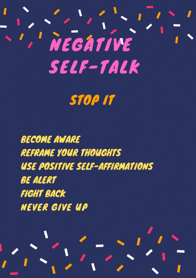 Negative Self Talk How To Stop It