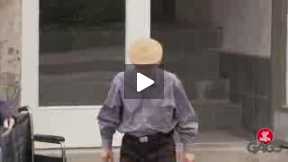 Grandpa Tied to Car Prank