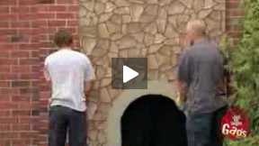 Kid Disappears In Brick Wall Prank