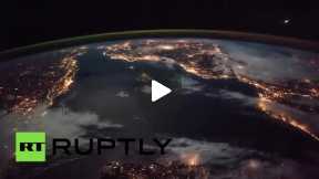 Stunning Time-lapse- ISS captures Europe lighting up the world