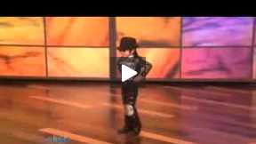 4 year old chinese little boy dancing like Michael Jackson on the Ellen Degeneres show