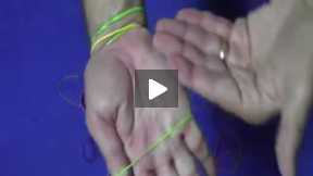 AMAZING Rubber Band Through Hand