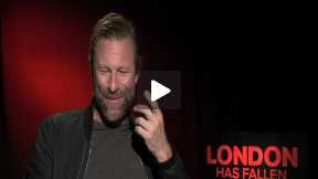 Aaron Eckhart Talks About “London Has Fallen”