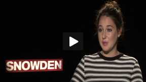 Raw:  Shailene Woodley Talks About “Snowden”
