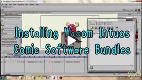 Installing Wacom Intuos Comic Software Bundles