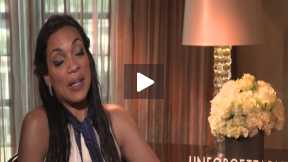 My Fun Interview with the Sweet Rosario Dawson for “Unforgettable”