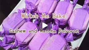 Watch Me Bake: Cashew and Matcha Polvoron
