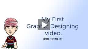 My Graphic Designing Video