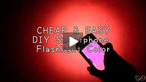 CHEAP & EASY DIY Smartphone Flashlight Color