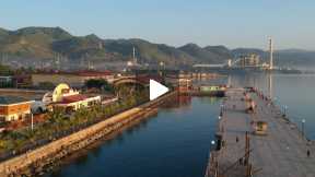Naga City Baywalk Aerial Video Compilation
