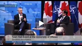 NATO Secretary General at University of Ottawa Town Hall event, 04 APR 2018 (Part 2 of 2)