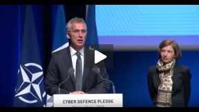 NATO Secretary General at the Cyber Defence Pledge Conference, Paris, 15 MAY 2018