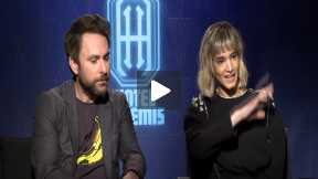 Charlie Day and Sofia Boutella “Hotel Artemis” Interview