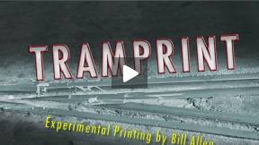 Tramprints - Experimental Printing by Bill Allen