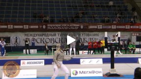 Moscow 2013 Women's Sabre - L16 - Vougiouka GRE v Galiakbarova RUS