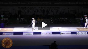 Moscow 2013 Women's Sabre - L4 - Zagunis USA v Velikaya RUS