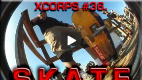 Xcorps Action Sports TV #36.) SKATE seg.1