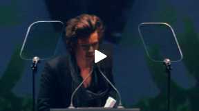 2013 British Fashion Awards - Harry Styles Presented the British Style Award 