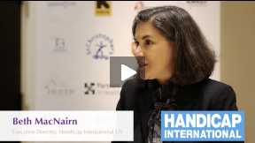 Elizabeth MacNairn of Handicap International US on Conrad N. Hilton Humanitarian Prize