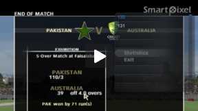 EA Cricket Match between Pakistan and Australia (Last Part)