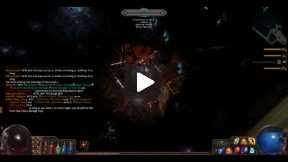 Playing Path Of Exile Chamber of Sins Part 4 boss fight
