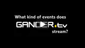 What does GANDER.tv stream?