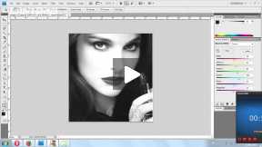 how to black and white an image in photo shop