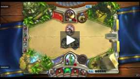 Playing Hearthstone Druid Vs Paladin Normal game