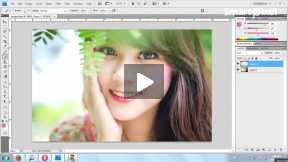 how to apply blush on using photo shop on an image