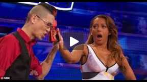 Rogue- Magician Plays Russian Roulette Game with Mel B - America's Got Talent 2014